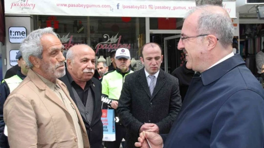 Elazığ'da 'Yayalar için 5 adımda güvenli trafik uygulaması' gerçekleştirildi