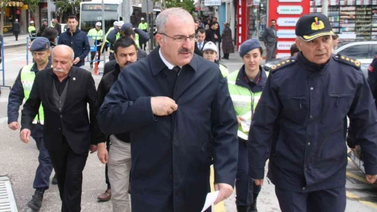 Elazığ'da 'Yayalar için 5 adımda güvenli trafik uygulaması' gerçekleştirildi
