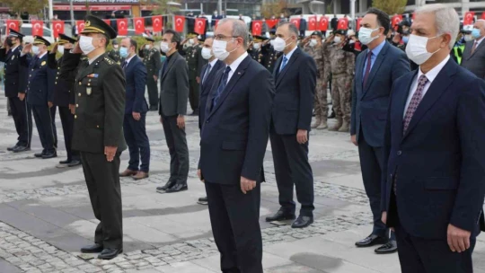 Elazığ'da 10 Kasım Atatürk'ü Anma Günü töreni