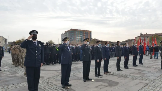 Elazığ'da 10 Kasım Atatürk'ü Anma Günü töreni