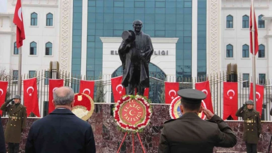 Elazığ'da 10 Kasım Atatürk'ü Anma Günü töreni