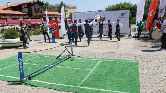 Elazığ'da 115 tenisçinin katılımıyla ilk ulusal tenis turnuvasının startı verildi