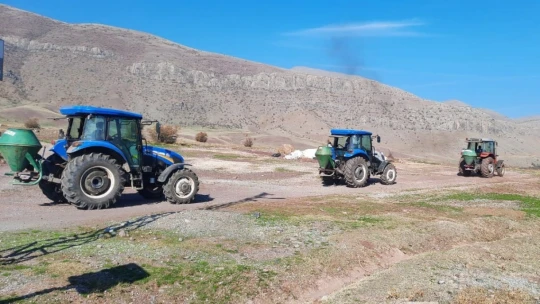 Elazığ'da 136 bin dekar alanda mera ıslah çalışmaları tamamlandı