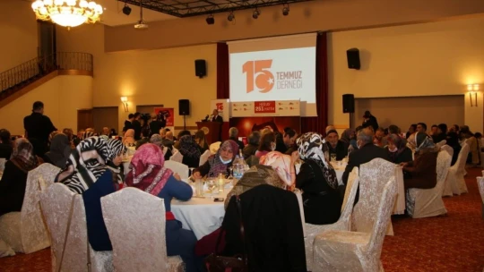 Elazığ'da 15 Temmuz Derneği üyeleri şehit aileleriyle bir araya geldi
