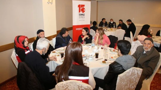Elazığ'da 15 Temmuz Derneği üyeleri şehit aileleriyle bir araya geldi