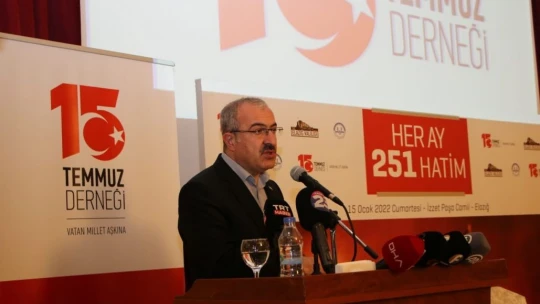 Elazığ'da 15 Temmuz Derneği üyeleri şehit aileleriyle bir araya geldi