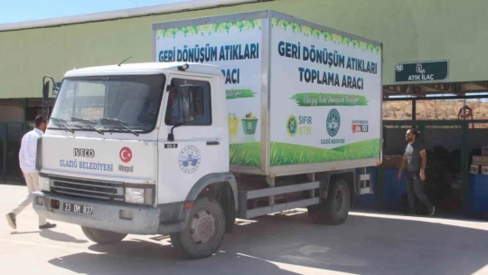 Elazığ'da 25 ton atık dönüştürülerek ekonomiye kazandırıldı
