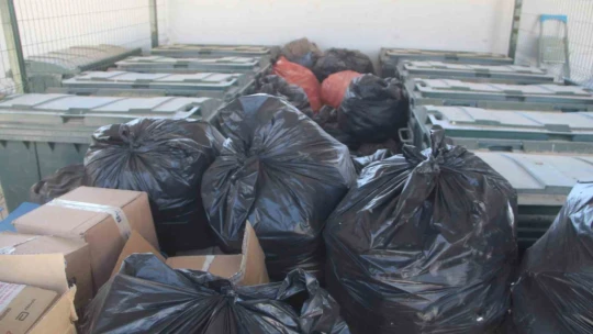 Elazığ'da 25 ton atık dönüştürülerek ekonomiye kazandırıldı