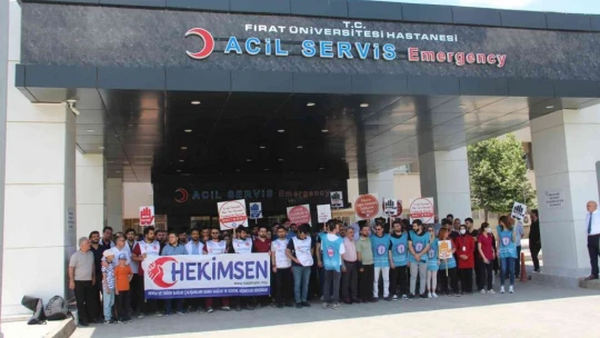Elazığ'da 3 doktor darp edildi, meslektaşları olayı kınadı