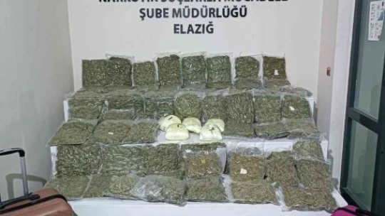 Elazığ'da 36 kilo esrar ele geçirildi: 3 tutuklama