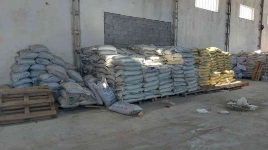 Elazığ'da 54 ton sahte gübre ele geçirildi
