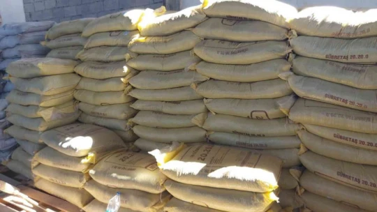 Elazığ'da 54 ton sahte gübre ele geçirildi