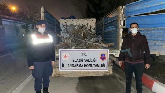 Elazığ'da 600 kilo demir çalan 5 şüpheli yakalandı