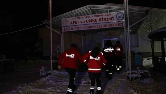 Elazığ'da 7 tim UMKE ve 112 ekibi Malatya ile Diyarbakır'a yönlendirildi
