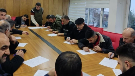 Elazığ'da avcı adaylarına yönelik sınav