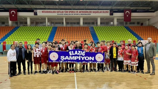 Elazığ'da Basketbol Yerel Lig U14 müsabakaları tamamlandı
