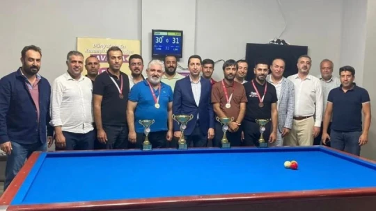 Elazığ'da Bilardo Şampiyonası sona erdi