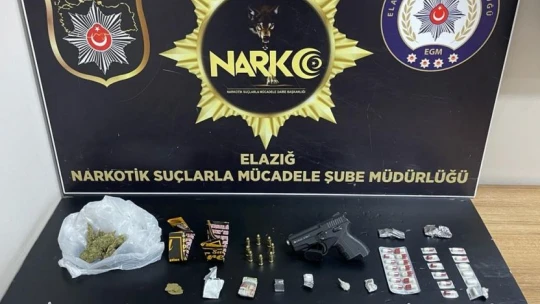Elazığ'da bir haftada uyuşturucudan 5 tutuklama