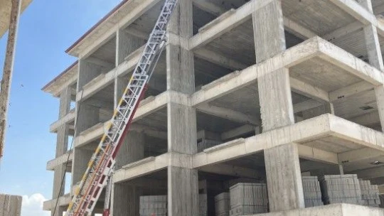 Elazığ'da çatı yangını