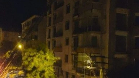 Elazığ'da çatı yangını