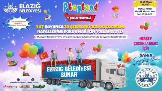 Elazığ'da çocuk festivali düzenlenecek