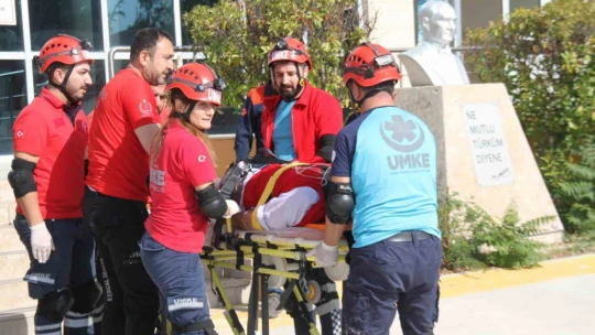 Elazığ'da deprem ve yangın tatbikatı