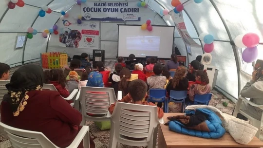 Elazığ'da depremzede çocuklara yönelik etkinlik