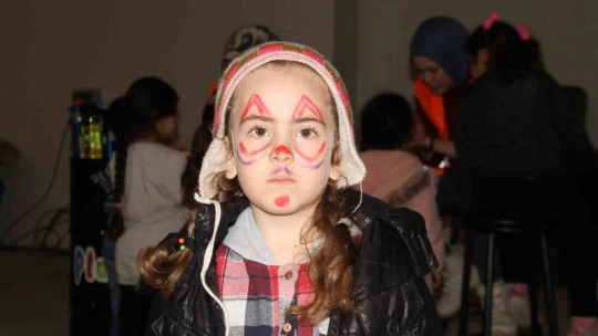 Elazığ'da düzenlenen festivalde çocuklar doyasıya eğlendi