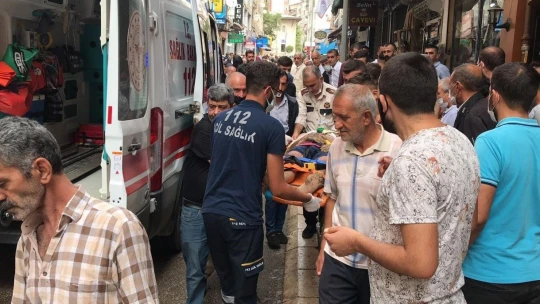 Elazığ'da elektrik akımına kapılan işçi yaralandı
