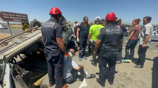 Elazığ'da feci kaza: 1 ölü, 2'si ağır 4 yaralı