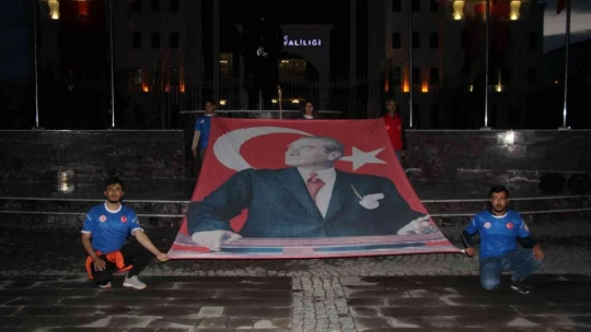 Elazığ'da fener alayı yürüyüşü düzenlendi