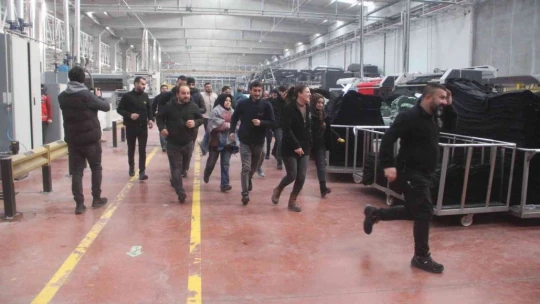 Elazığ'da gerçeği aratmayan deprem ve yangın tatbikatı