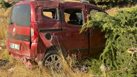 Elazığ'da hafif ticari araç şarampole uçtu: 1 ölü, 4 yaralı