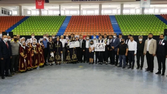 Elazığ'da halk oyunları yarışması yapıldı