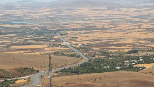Elazığ'da helikopter destekli trafik denetimi