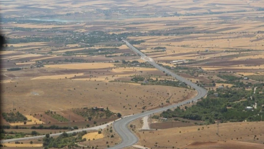 Elazığ'da helikopter destekli trafik denetimi