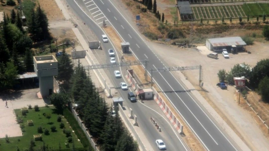Elazığ'da helikopter destekli trafik denetimi