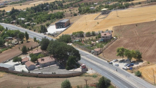 Elazığ'da helikopter destekli trafik denetimi