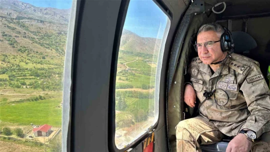 Elazığ'da helikopter destekli trafik denetimi yapıldı