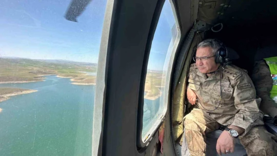 Elazığ'da helikopter destekli trafik denetimi yapıldı