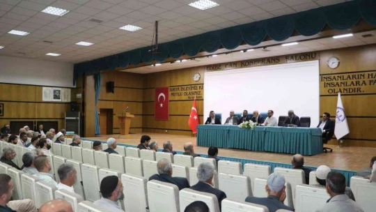 Elazığ'da imam hatip ve müezzin kayyımlarla mutat toplantısı yapıldı