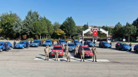 Elazığ'da jandarmaya 15 yeni araç tahsisi yapıldı