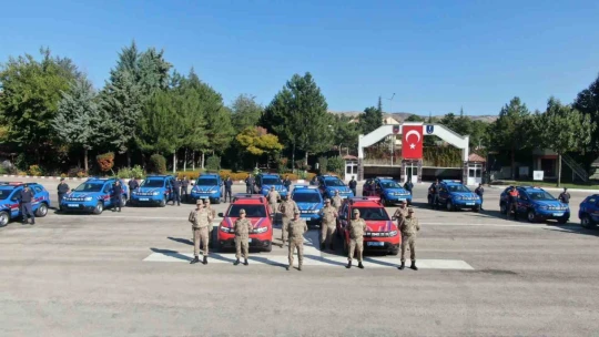 Elazığ'da jandarmaya 15 yeni araç tahsisi yapıldı