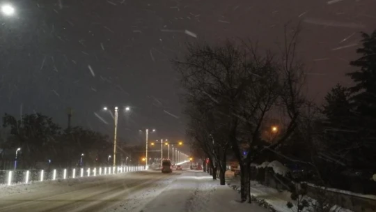 Elazığ'da kar etkisini tekrar gösterdi