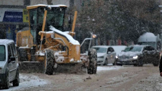 Elazığ'da kar sevinci