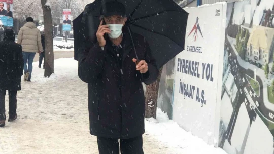 Elazığ'da kar yağışı etkisini sürdürüyor