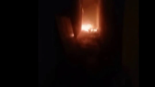 Elazığ'da korkutan yangın: Sporcular müdahale edip söndürdü