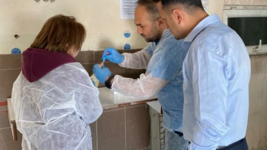 Elazığ'da köy ve ticari tavuk işletmelerinde denetim