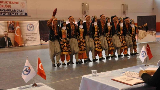 Elazığ'da Kulüpler Arası Halk Oyunları Yarışması bölge finali yapıldı