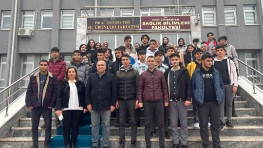 Elazığ'da lise öğrencileri FÜ'yü gezdi
